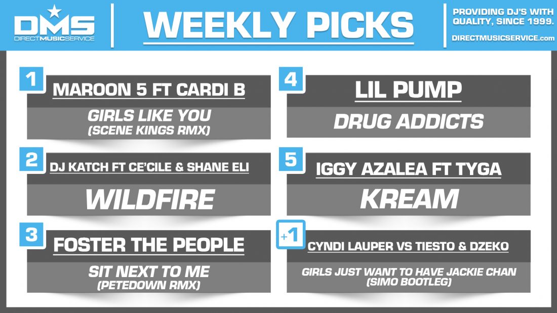 DMS Top 5 Picks Of The Week – 7/6/2018