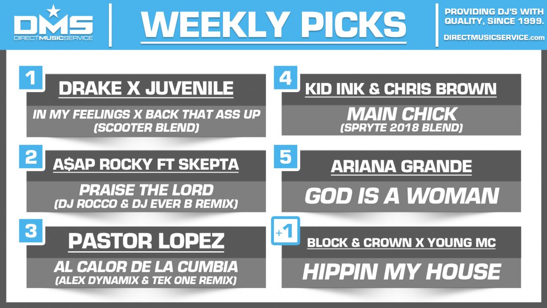 DMS Top 5 Picks Of The Week – 7/13/2018