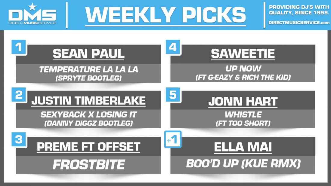 DMS Top 5 Picks Of The Week – 8/24/2018