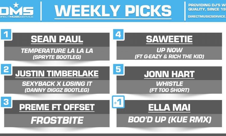 DMS Top 5 Picks Of The Week – 8/24/2018