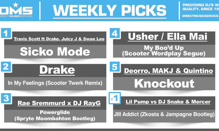 DMS Top 5 Picks Of The Week – 8/3/2018