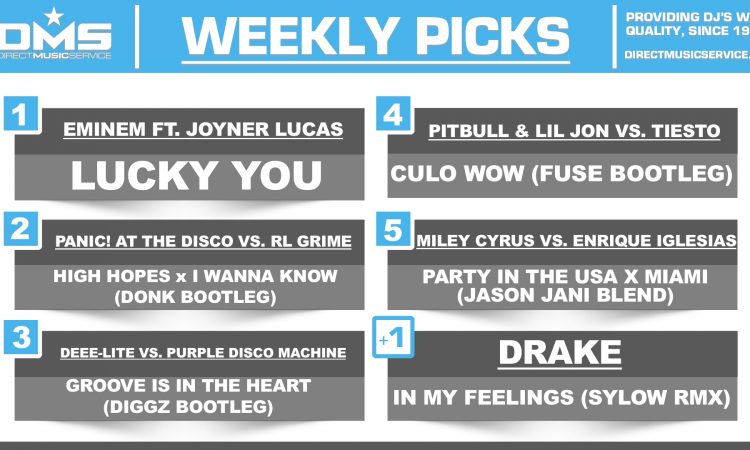 DMS Top 5 Picks Of The Week – 8/31/2018