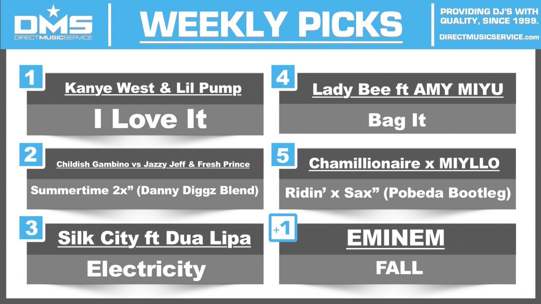 DMS Top 5 Picks Of The Week – 9/7/2018