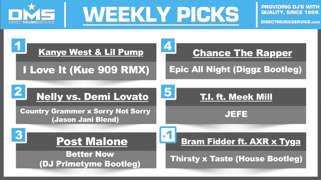 DMS Top 5 Picks Of The Week – 9/14/2018