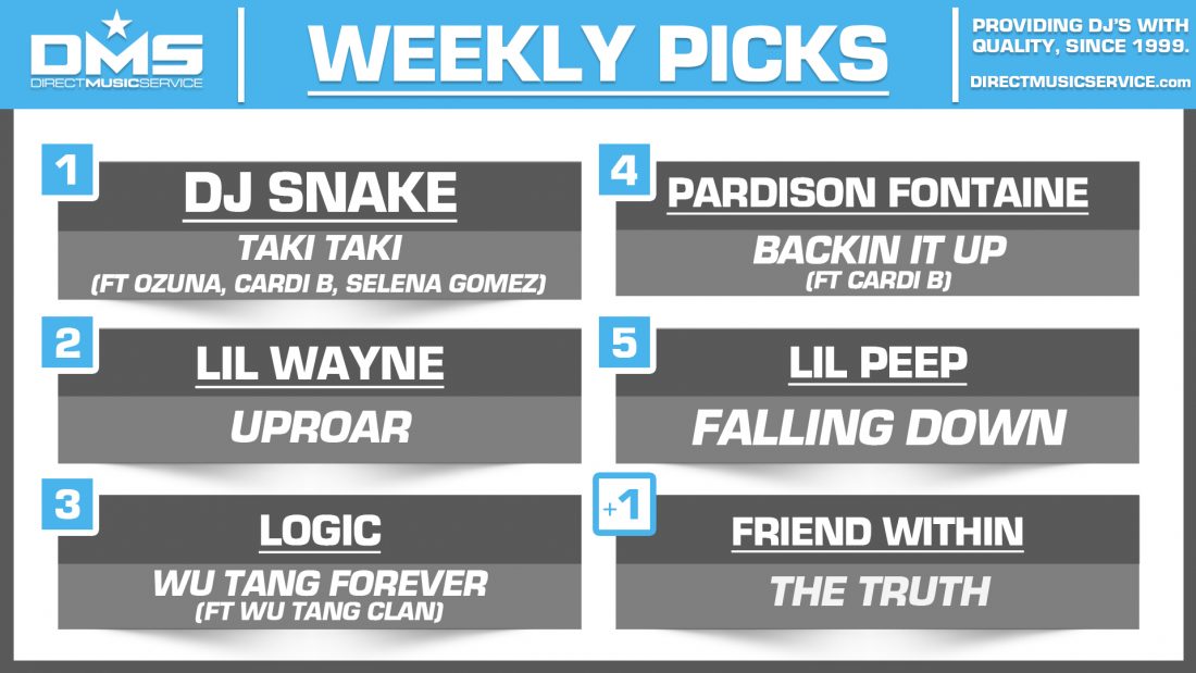 DMS Top 5 Picks Of The Week – 9/28/2018