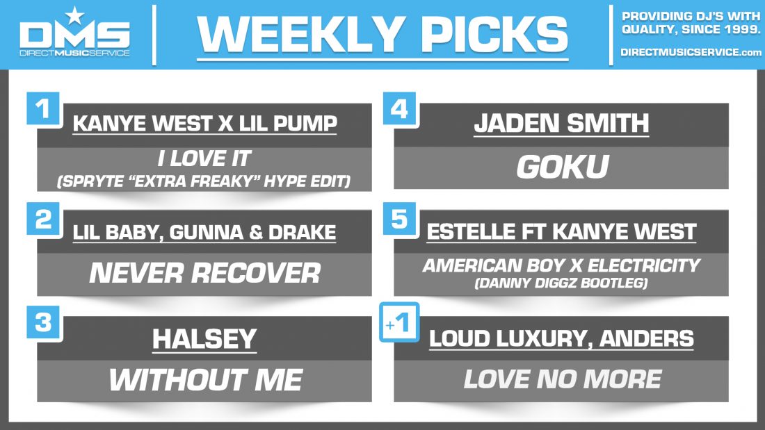 DMS Top 5 Picks Of The Week – 10/5/2018