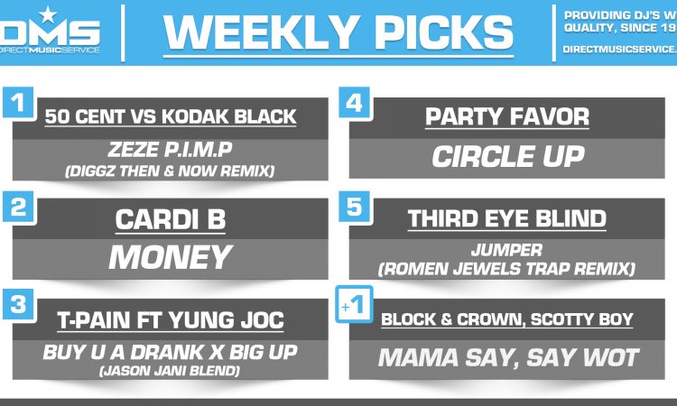 DMS Top 5 Picks Of The Week – 10/26/2018