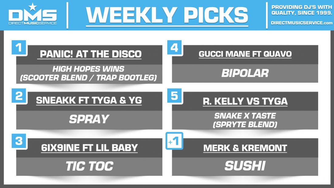 DMS Top 5 Picks Of The Week – 12/7/2018