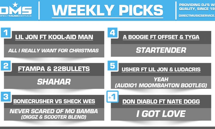 DMS Top 5 Picks Of The Week – 12/14/2018