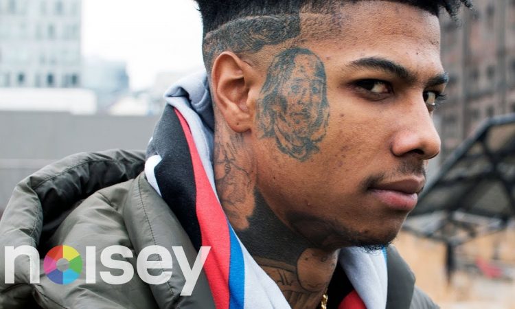 Blueface Talks Jewelry and Draws His Self-Portrait