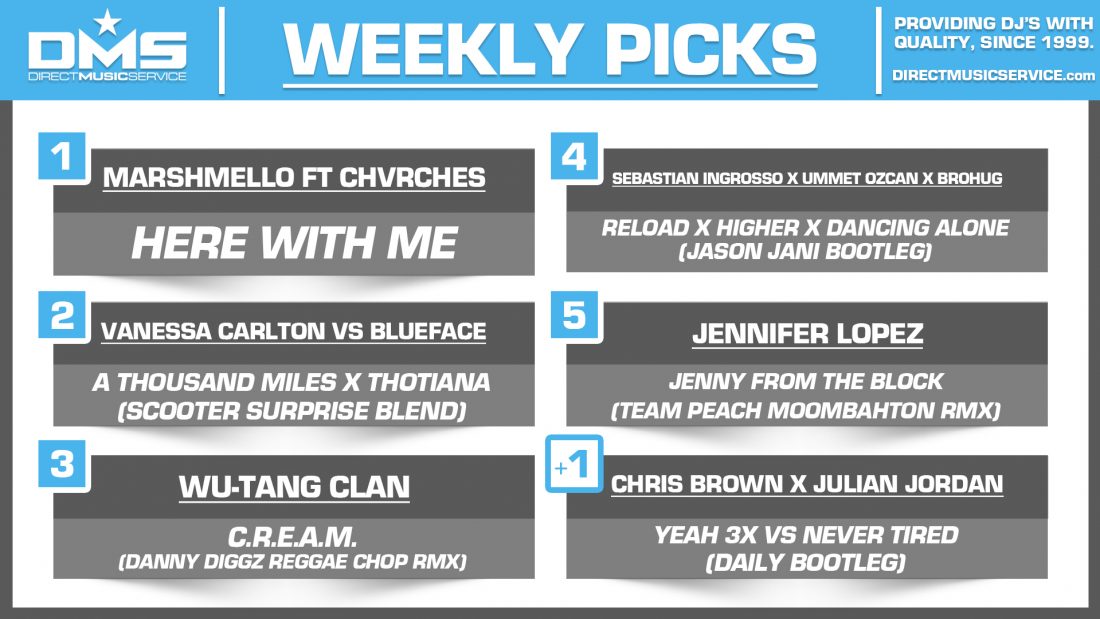 DMS TOP 5 PICKS OF THE WEEK – 3/11/19