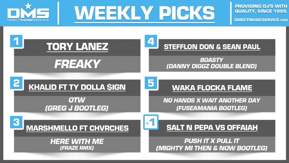 DMS TOP 5 PICKS OF THE WEEK – 3/18/19