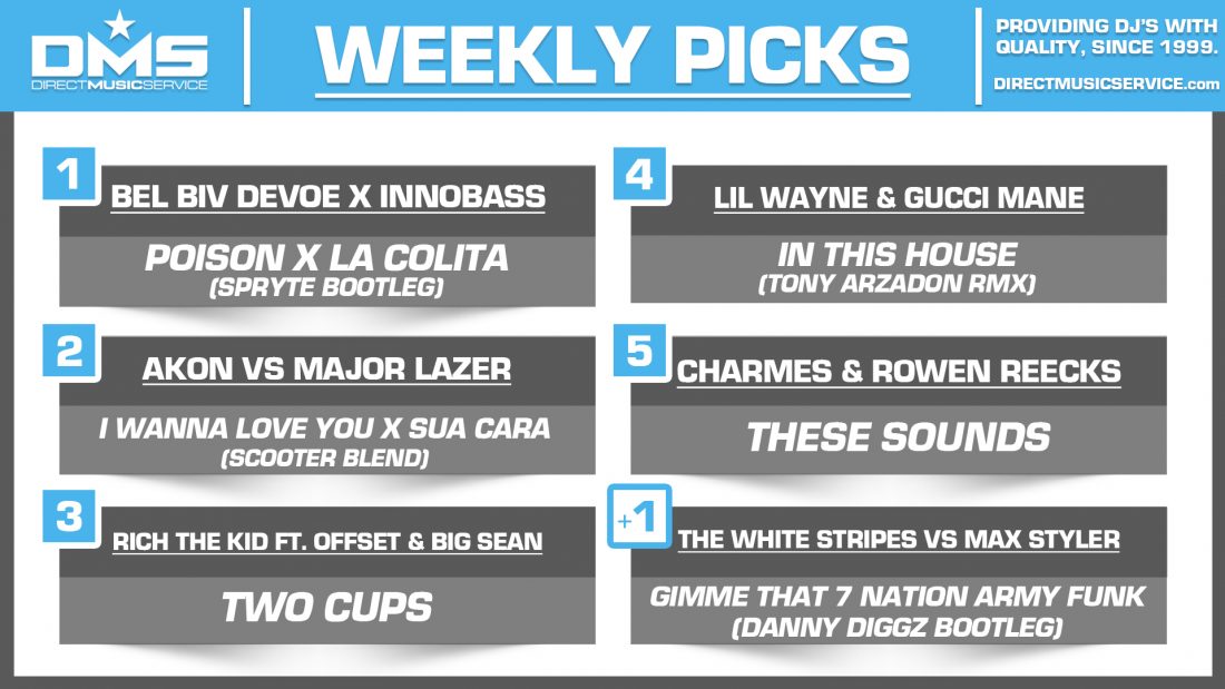 DMS TOP 5 PICKS OF THE WEEK – 4/2/19