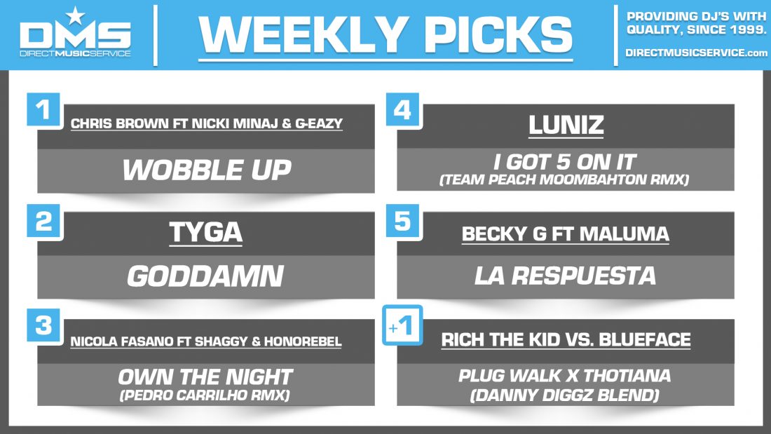 DMS TOP 5 PICKS OF THE WEEK – 4/22/19