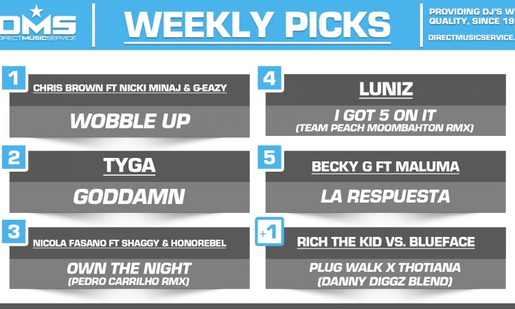 DMS TOP 5 PICKS OF THE WEEK – 4/22/19