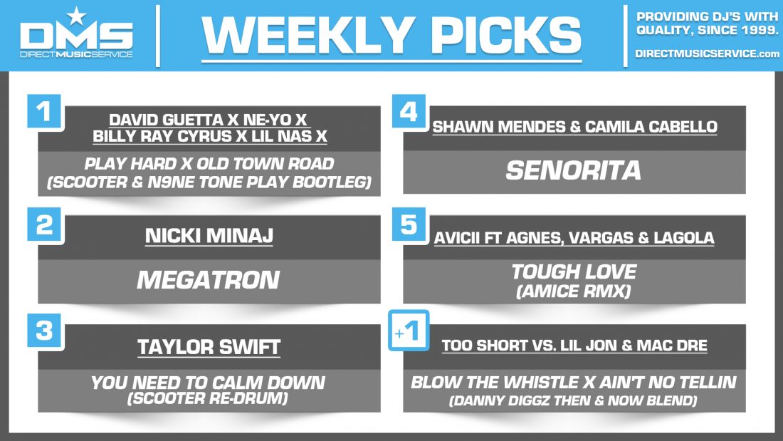 DMS TOP 5 PICKS OF THE WEEK – 6/24/19