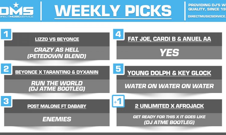 DMS TOP 5 PICKS OF THE WEEK – 9/9/19
