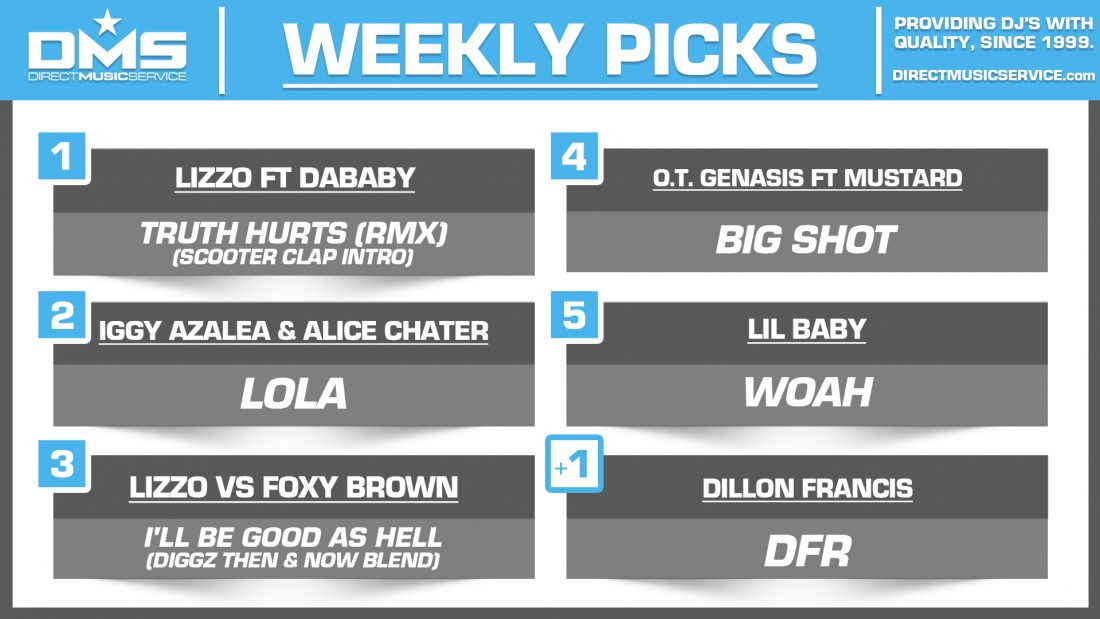 DMS TOP 5 PICKS OF THE WEEK – 11/11/19