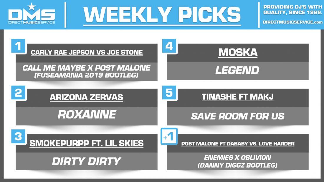 DMS TOP 5 PICKS OF THE WEEK – 11/25/19