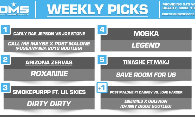 DMS TOP 5 PICKS OF THE WEEK – 11/25/19