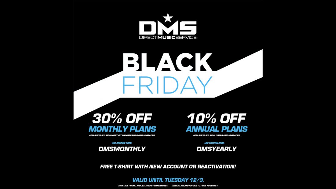 BLACK FRIDAY DMS MEMBERSHIP SALE!