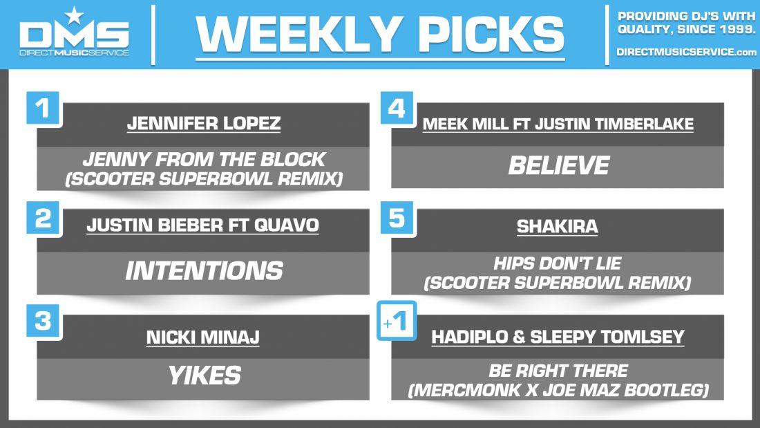 DMS TOP 5 PICKS OF THE WEEK – 2/10/2020