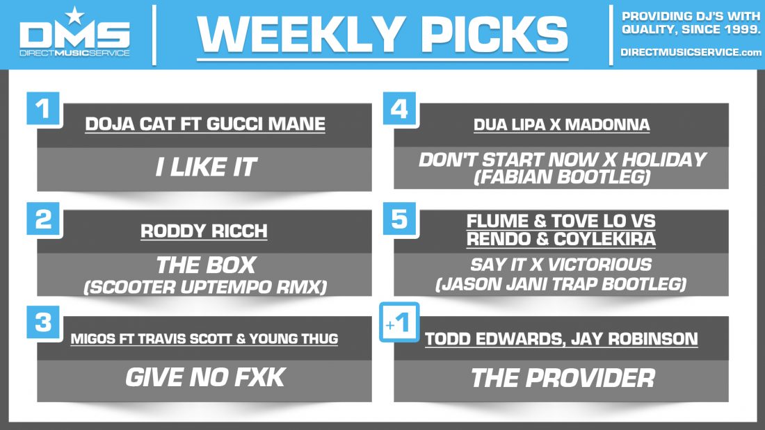 DMS TOP 5 PICKS OF THE WEEK – 2/17/2020