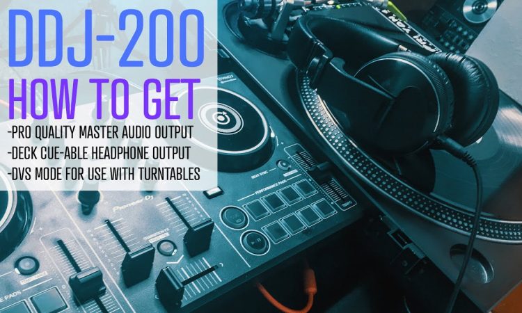 Expand your DDJ-200 with PRO AUDIO, HEADPHONES, & TURNTABLES (on Rekordbox DJ)