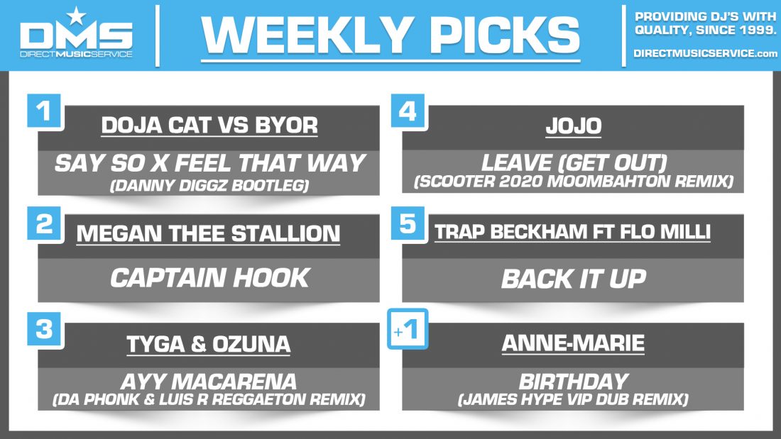 DMS TOP 5 PICKS OF THE WEEK – 3/9/2020