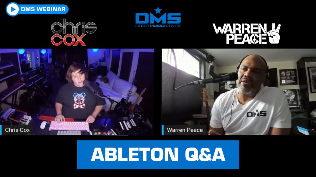 DMS Ableton Webinar with Chris Cox