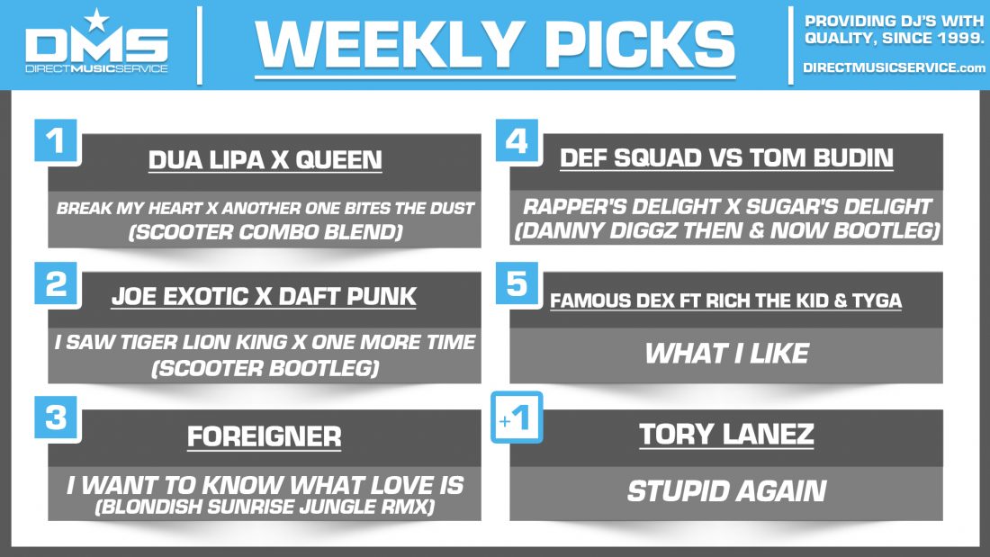 DMS TOP 5 PICKS OF THE WEEK – 4/13/2020