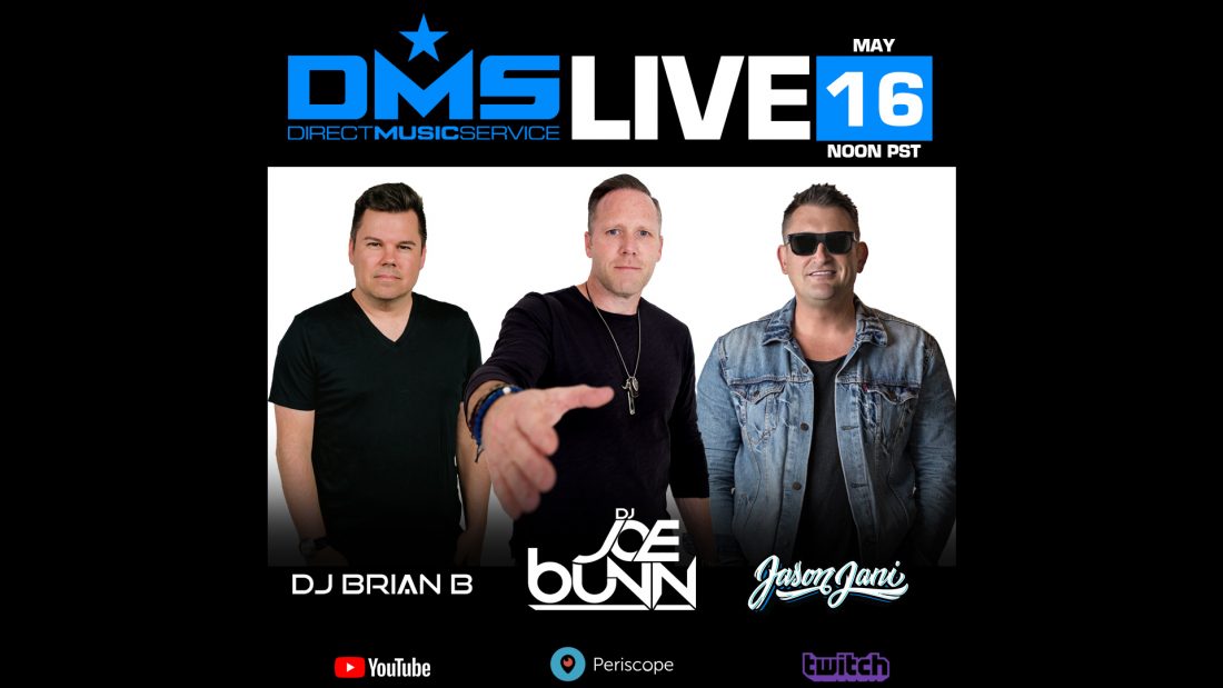 DMS LIVE STREAM FT. DJ  BRIAN B, JOE  BUNN & JASON JANI