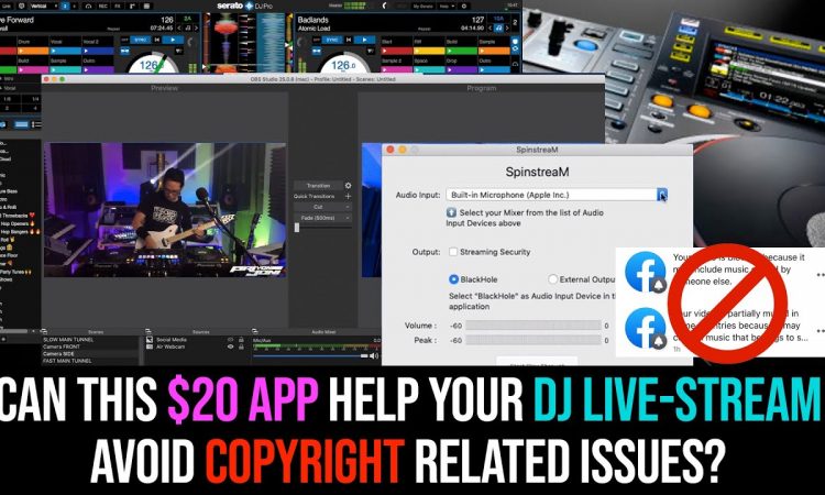 Can this $20 app help your DJ live-stream avoid copyright issues?