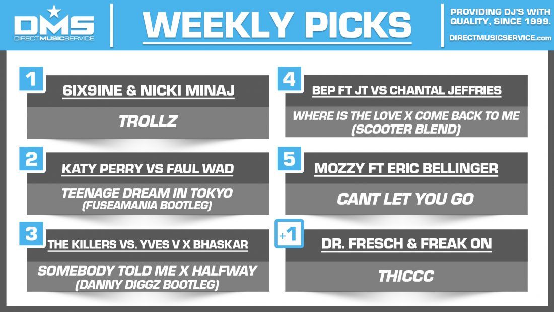 DMS TOP 5 PICKS OF THE WEEK – 6/15/2020