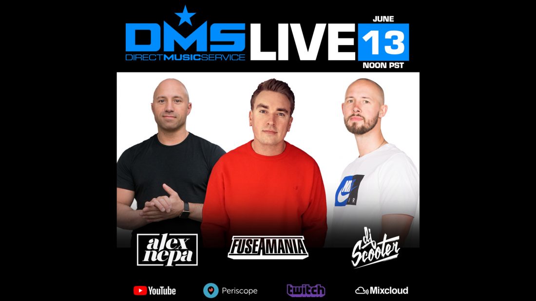 DMS LIVE STREAM FT. ALEX NEPA, SCOOTER & FUSEAMANIA