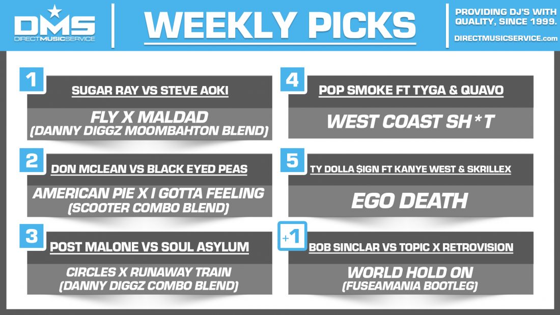 DMS TOP 5 PICKS OF THE WEEK – 7/6/2020