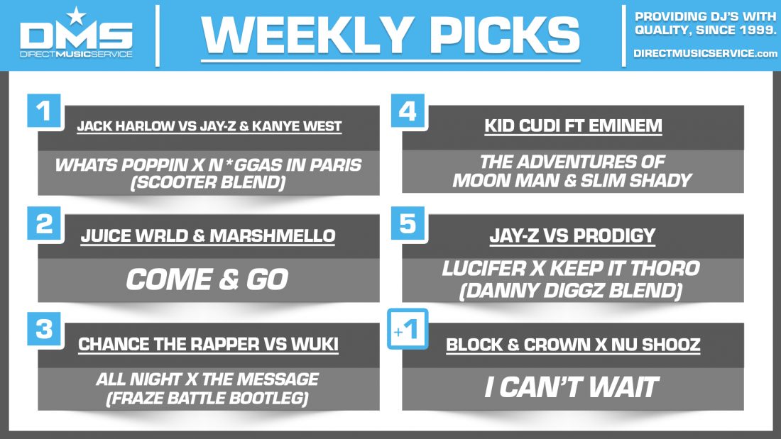 DMS TOP 5 PICKS OF THE WEEK – 7/13/2020