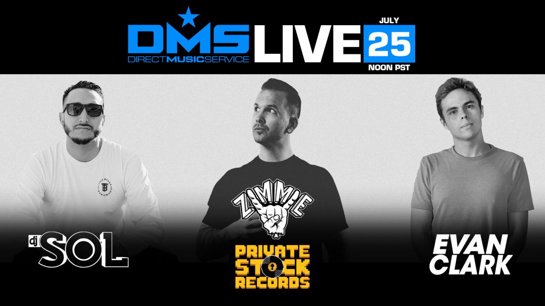 DMS LIVE STREAM FT. DJ SOL, EVAN CLARK, & DJ ZIMMIE