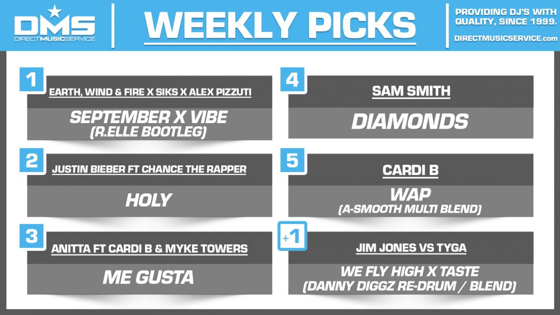 DMS TOP 5 PICKS OF THE WEEK – 9/21/2020