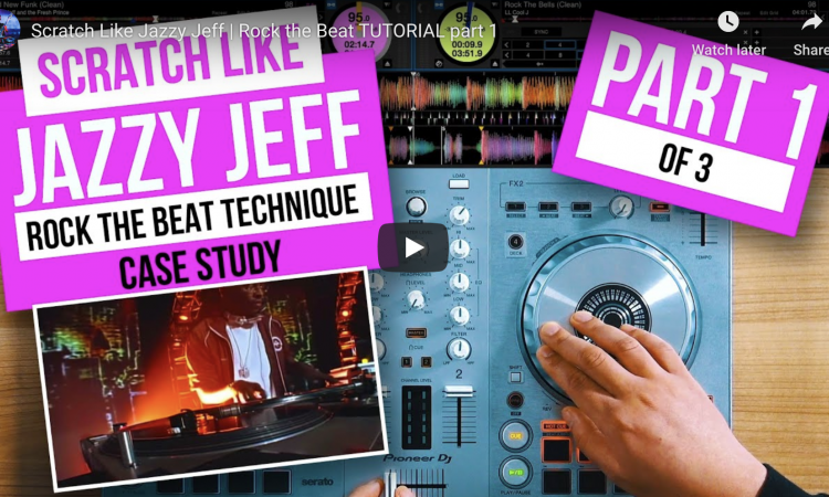 Scratch Like Jazzy Jeff | Rock the Beat TUTORIAL part 1 | Pri yon Joni