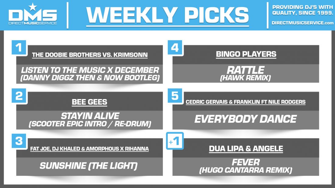 DMS TOP 5 PICKS OF THE WEEK 1-25-2021