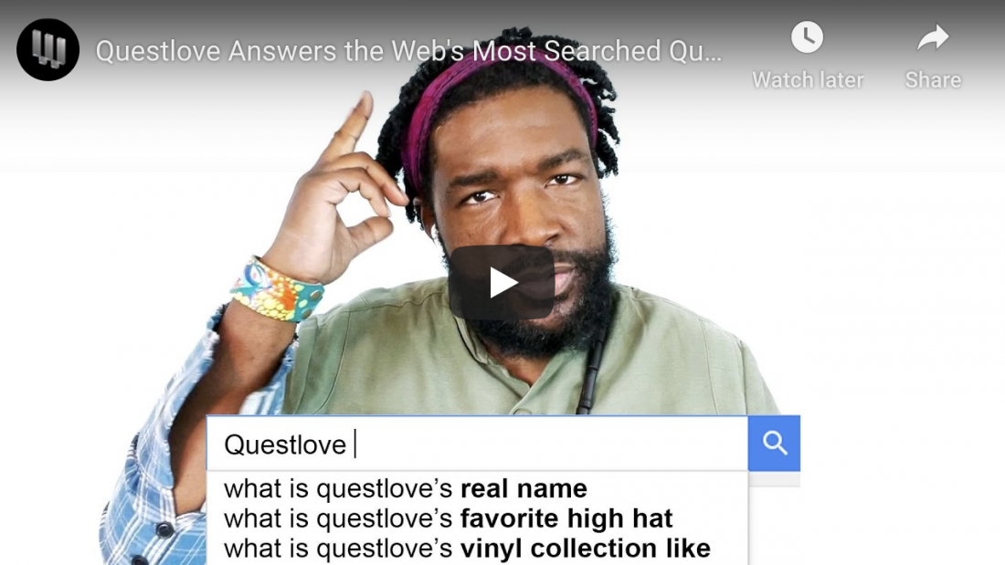 Questlove Answers the Web’s Most Searched Questions | WIRED