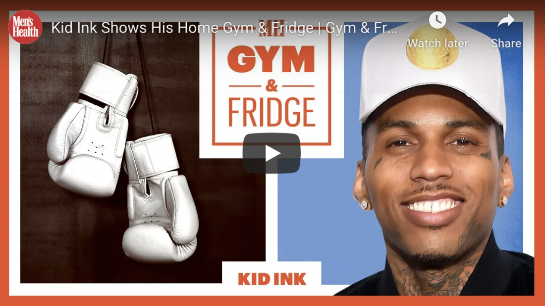 Kid Ink Shows His Home Gym & Fridge | Gym & Fridge | Men’s Health