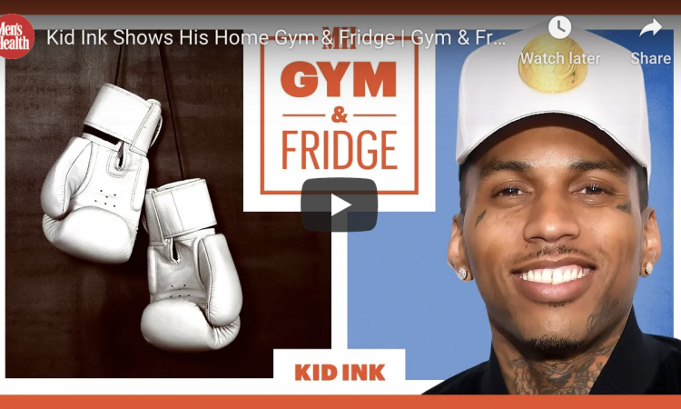 Kid Ink Shows His Home Gym & Fridge | Gym & Fridge | Men's Health