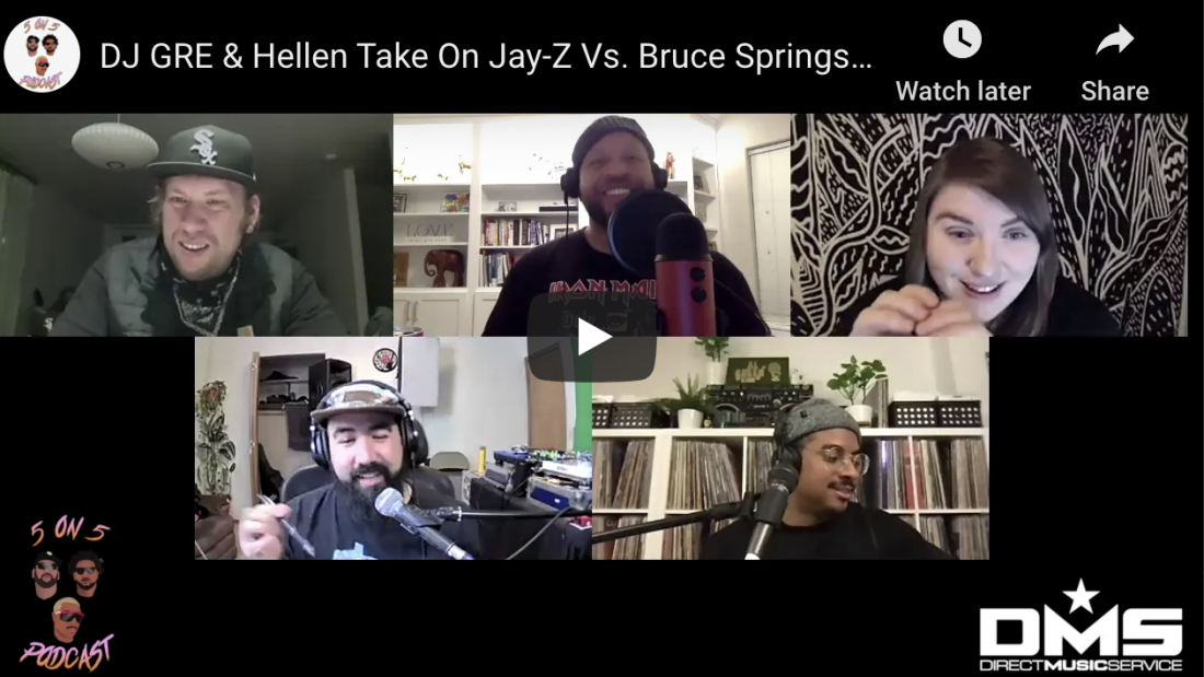 DJ GRE & Hellen Take On Jay-Z Vs. Bruce Springsteen | 5 on 5 Podcast