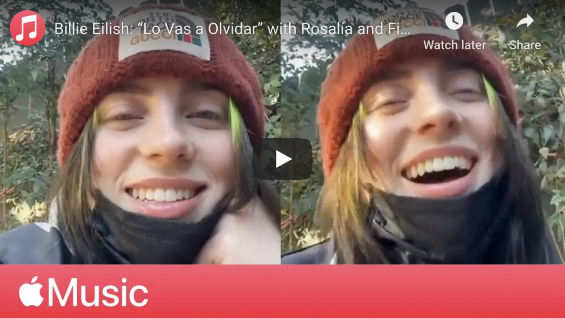 Billie Eilish: “Lo Vas a Olvidar” with Rosalía and Finishing Her Album | Apple Music