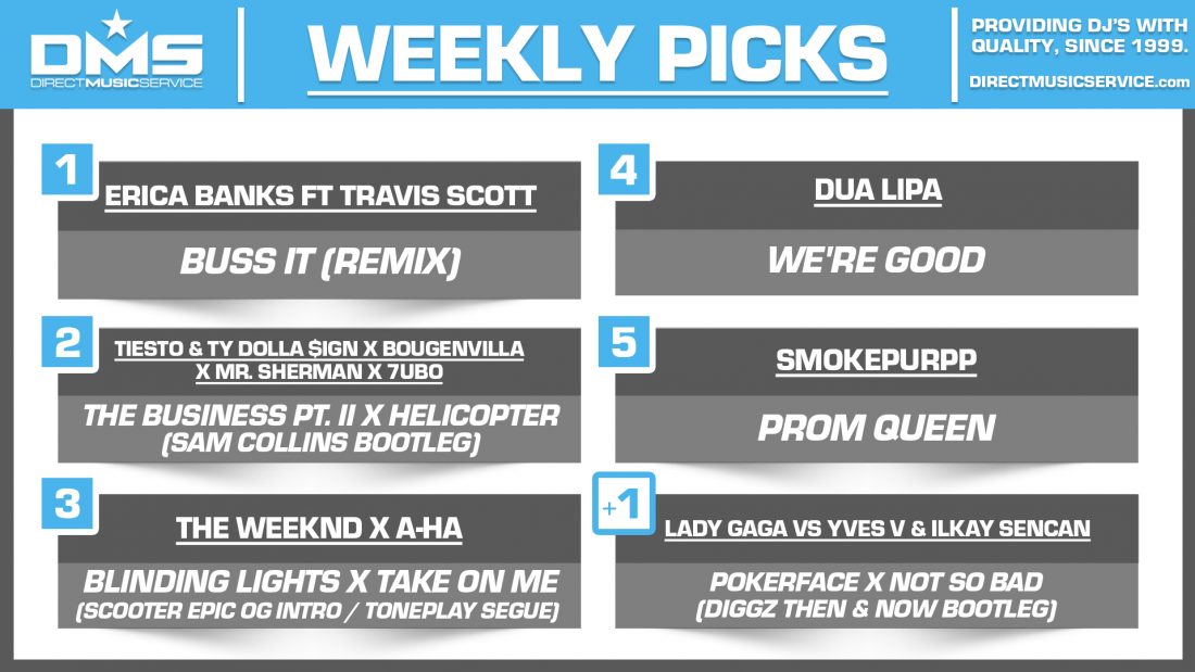 DMS TOP 5 PICKS OF THE WEEK 2-15-2021