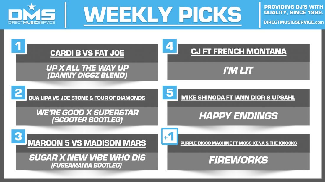 DMS TOP 5 PICKS OF THE WEEK 2-22-2021