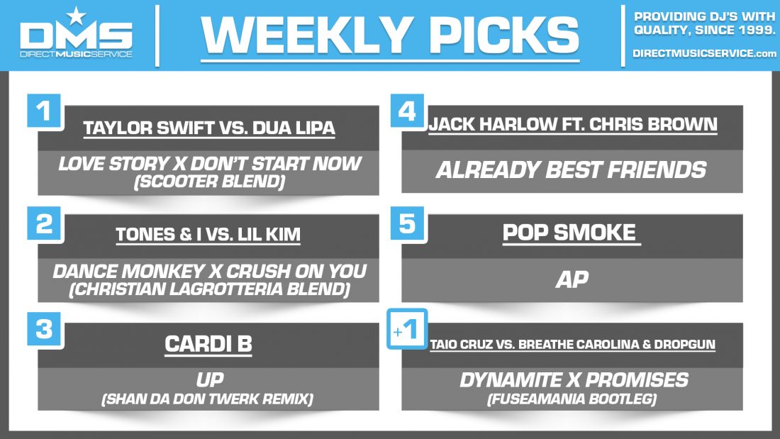 DMS TOP 5 PICKS OF THE WEEK 3-1-2021