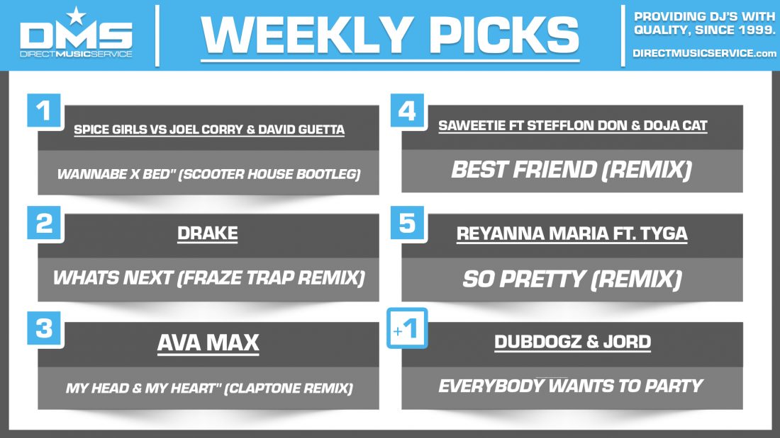 DMS TOP 5 PICKS OF THE WEEK 3-15-2021